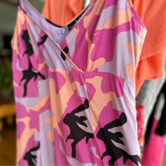 Nicole Miller midi dress, empire waisted with ruffled hem in a silk blend - Picture 3 of 14